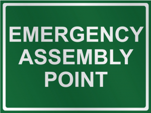 Emergency Assembly Sign
